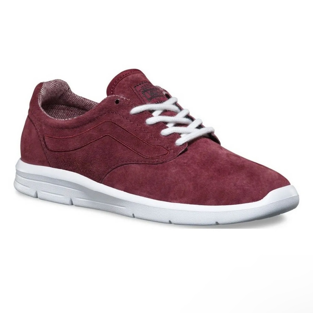 VANS ISO 1.5 (Tweed Dots) Burgundy True White Ultracush Womens Trainers Sneakers